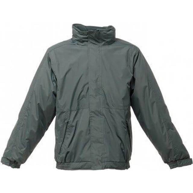 (2XL, Dark Green/Dark Green) Regatta Dover Waterproof Windproof Jacket (Thermo-Guard Insulation)