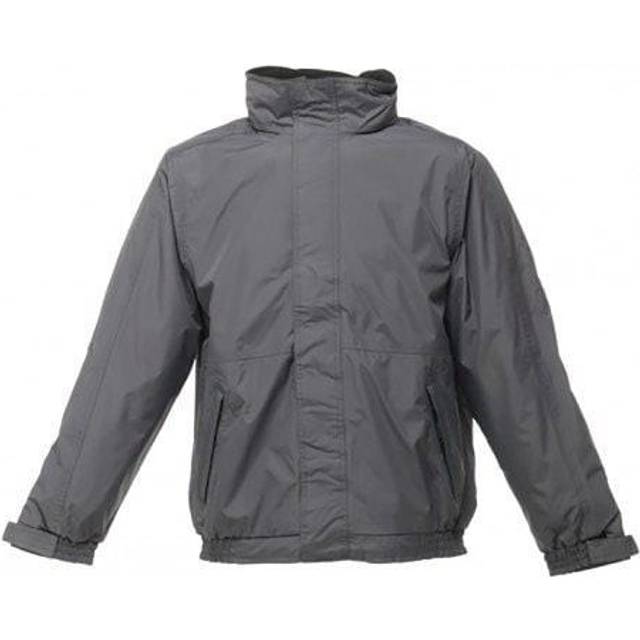 (XL, Seal Grey/Black) Regatta Dover Waterproof Windproof Jacket (Thermo-Guard Insulation)