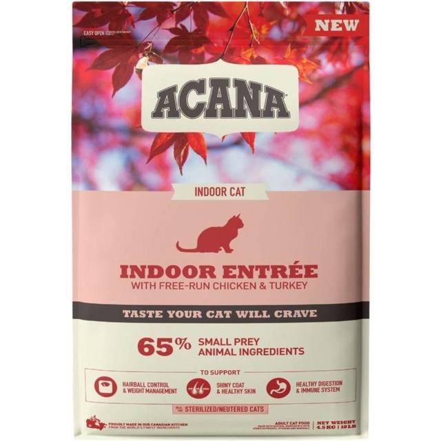 Acana Cat Indoor Entrée Torrfoder med Kyckling & Kalkon, 4.5 kg (4.5 kg)