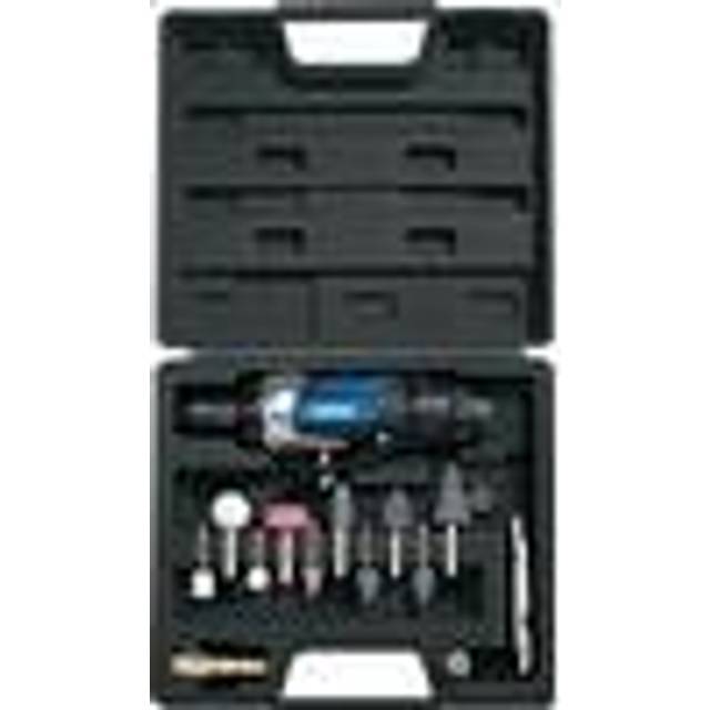 Draper Air Die Grinder 15pc 1/4 Polisher Sander Kit In Case 83736