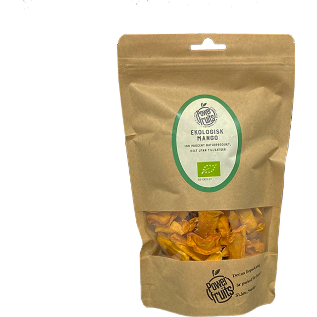 Powerfruits Torkad Mango Eko