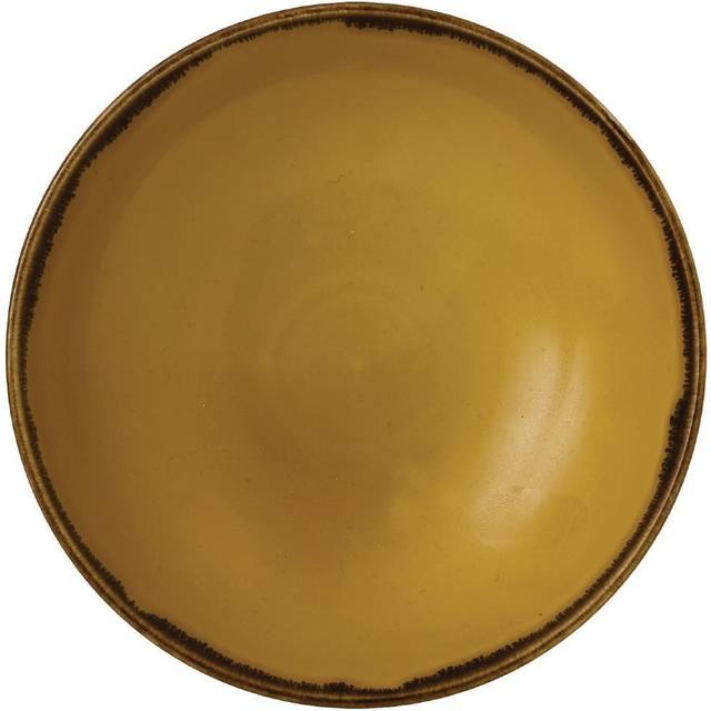 Dudson Harvest Mustard Coupe Bowl - 7.25"- you get 12 - mustard
