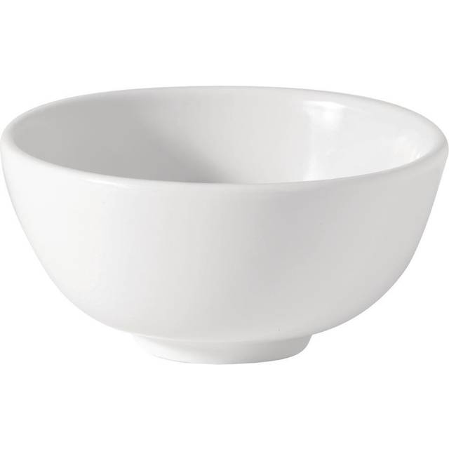 Utopia Plain White Porcelain Rice Bowl 4.25" (11cm) (1 x 6)