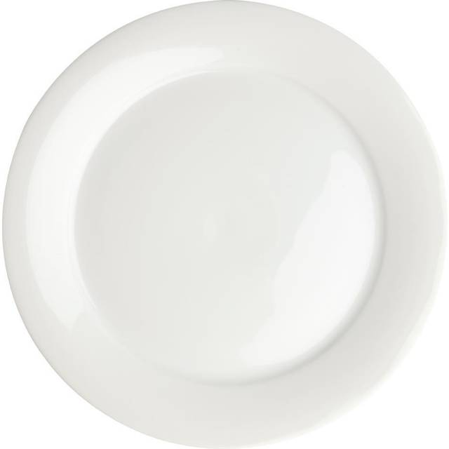 Churchill Art De Cuisine Menu Porcelain Mid Rim Plate - 9"- you get 6