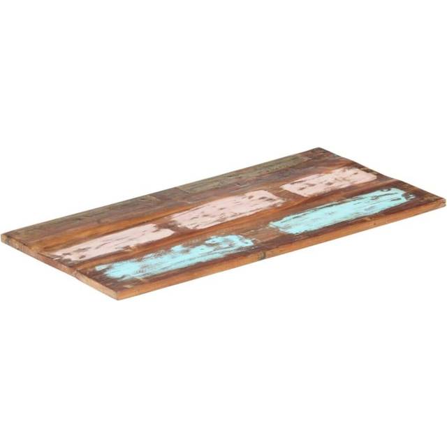 Vidaxl Rectangular Table Top 60X100 Cm 25-27 Mm Solid Reclaimed Wood, Multi
