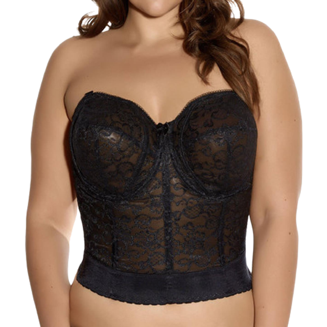 GODDESS womens Lace Bridal Bustier Bras  Black  38D US
