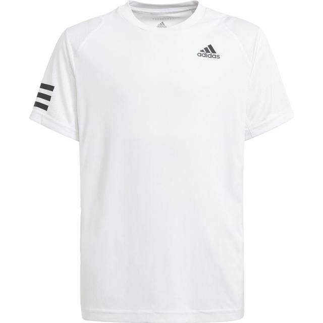 Adidas Boys Club 3-Stripe T-shirt White