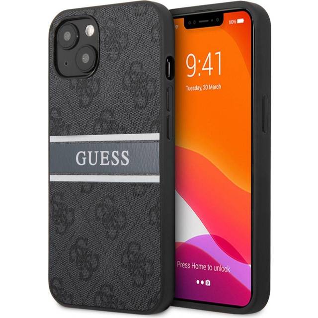 Guess 4G Stripe case (iPhone 13 mini) - Svart - Svart/