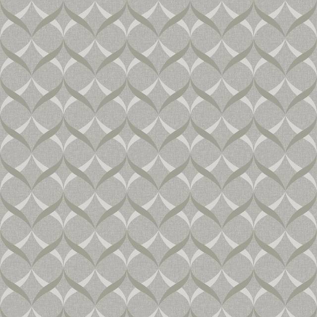 Metallic Ogee Silver sw12