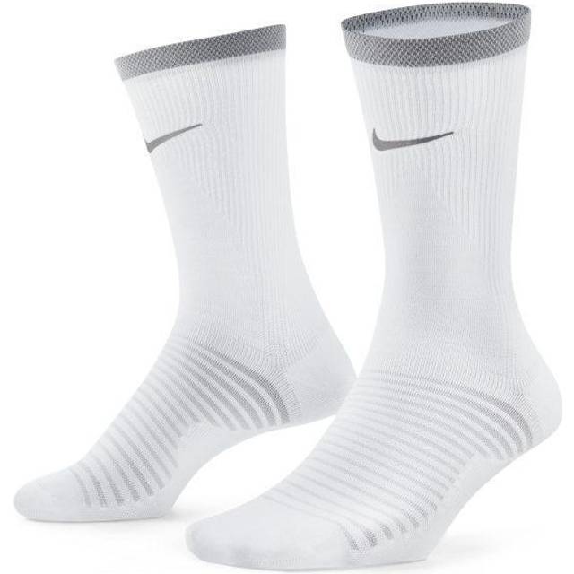 Nike Spark Lätta Crew Strumpor Stl. XXL 48½ - Vit för löpning och träning