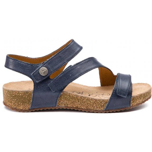 Josef Seibel Women's Tonga 25 Adjustable Leather Wedge Sandals - UK 6 / EU 39
