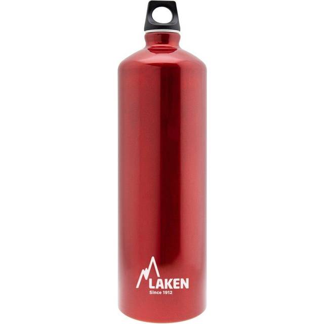 Futura Water Bottle with Narrow Mouth, Single Wall Lightweight Aluminum BPA Free, Leak-Proof Screw Cap, 1.5 Litre, Granite