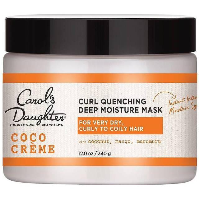 Carol's Daughter Coco Creme Velvet Cream Moisturizing Deep Conditioning Treatment Hair Mask with Coconut oil & Mango Butter, 12 oz