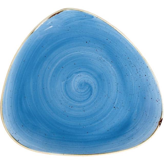 Churchill Stonecast Nutmeg Cream Organic Walled Plate - 10 1/2"- you get 6