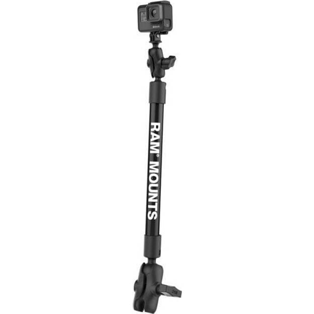 RAM Mounts 12'' Lng Arm C Socket W/ Gopro