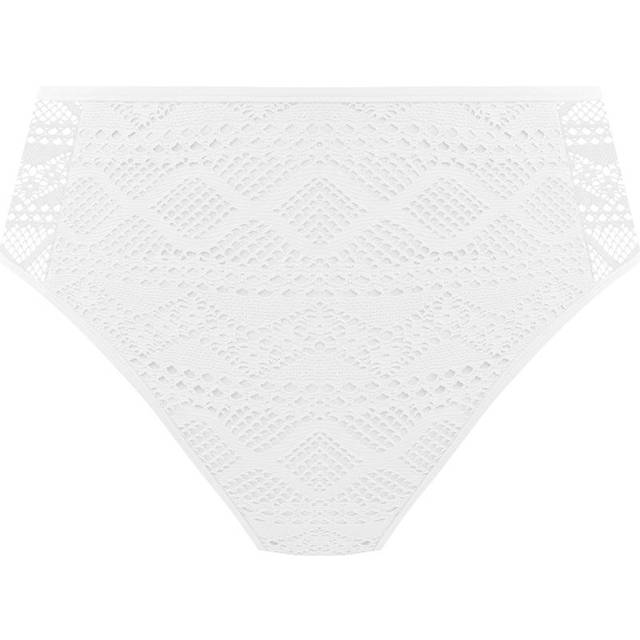 Freya Womens Sundance High Waist Bikini Brief - White Polyamide - Size X-Small
