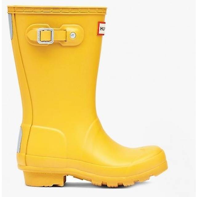 Hunter Original Kids Girls Wellingtons - Yellow: Childs 13 Size: Child