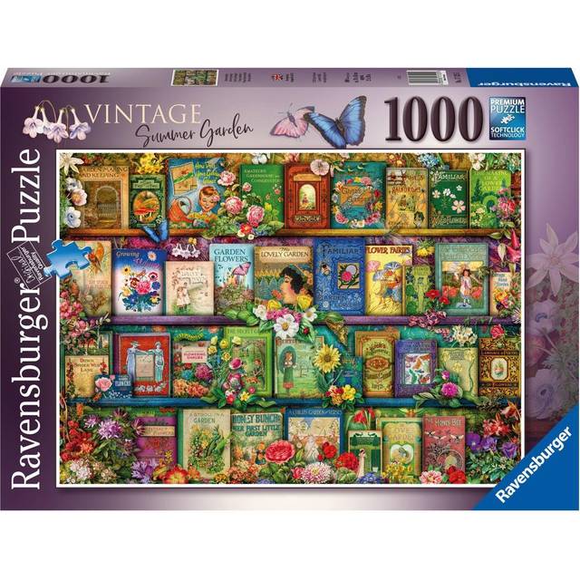 Aimee Stewart Vintage Summer Garden 1000 Piece Jigsaw Puzzle for Adults & Kids Age 12 Years Up