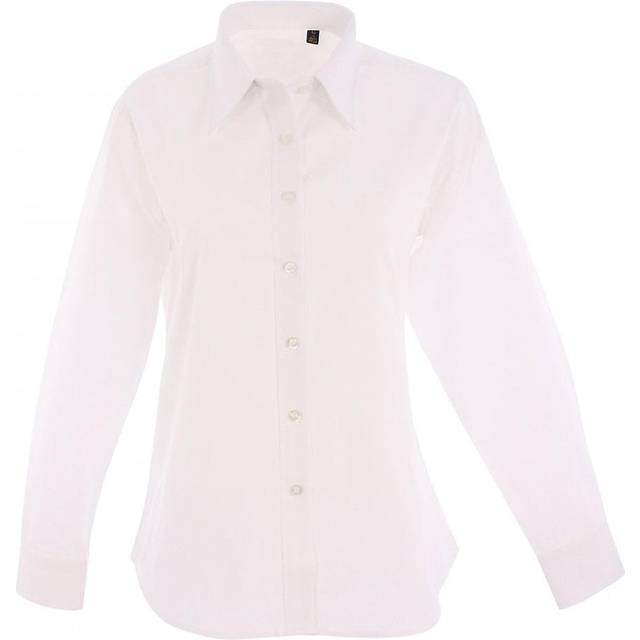 Uneek Ladies Pinpoint Oxford Full Sleeve Shirt UC703 White 18 Colour: