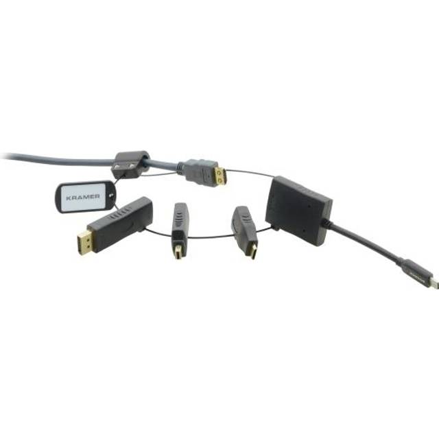 Kramer Electronics AD-RING-5 video cable adapter 0.45 m Black