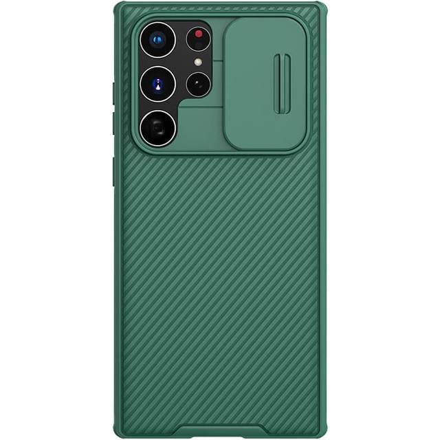 Nillkin CamShield Pro-fodral för Samsung Galaxy S22 Ultra Phone Case TPU PC Camera Slider lyxigt stötsäkert bakstycke Samsung S22 Ultra svart