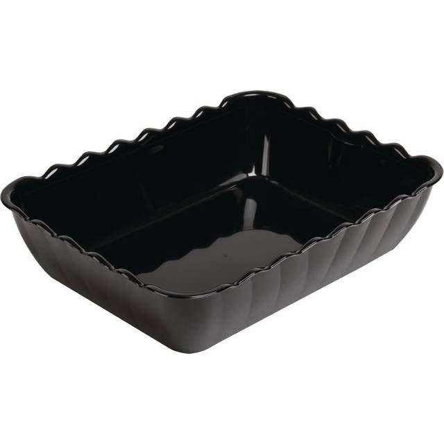 Olympia Kristallon Large Black Salad Crock