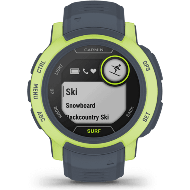 Garmin Instinct 2S - Surf Edition Rugged GPS Smartwatch, Waikiki