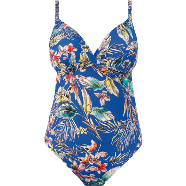 Fantasie Womens Burano Swimsuit - Blue Nylon - Size 34DD