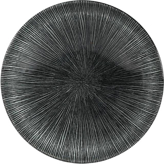 Churchill Studio Prints Agano Coupe Bowls Black 182mm (Pack of 12)