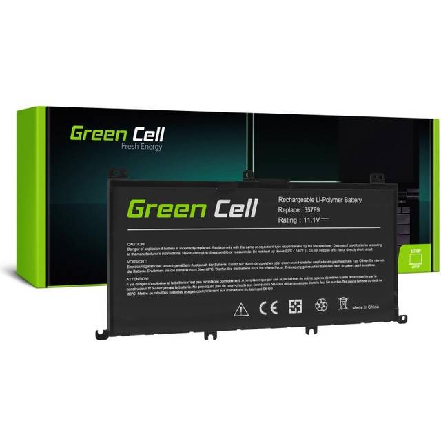 Green Cell Laptop batteri Dell 357F9 71JF4 0GFJ6 för Dell Inspiron 15 7557 7559 7566 7567 5576 5577