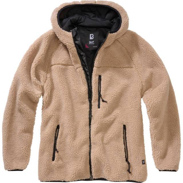 Brandit Teddyfleece, zip hoodie women , color: Camel , size: 3XL