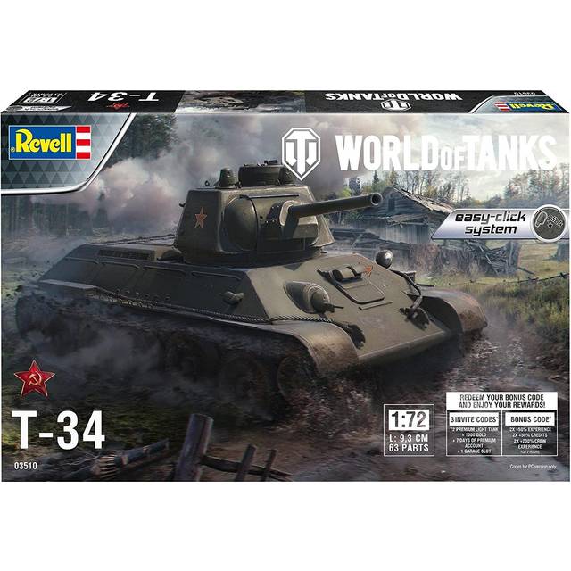 T 34 World Of Tanks 1:72 Scale - Multi - One Size