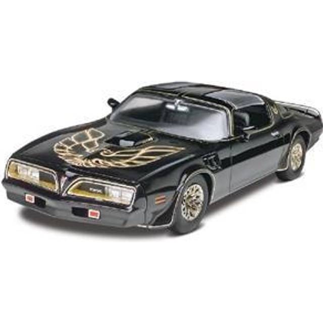 Level 4 Model Kit 1977 Pontiac Firebird &#34;Smokey and the Bandit&#34; (1977) Movie 1/25 Scale Model by Revell