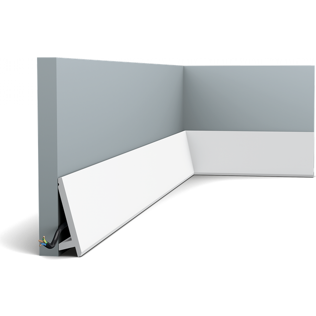 Orac Decor SX179 MODERN DIAGONAL Skirting Decorative moulding Baseboard 2 m