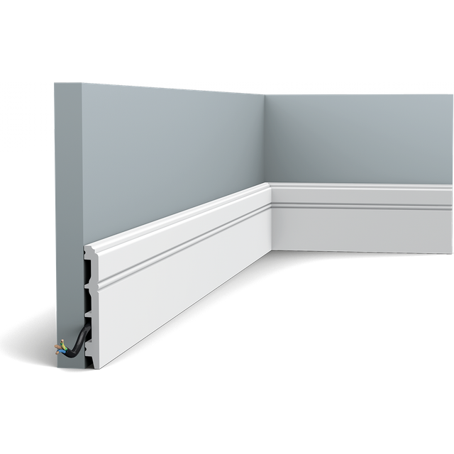Orac Decor SX105 LUXXUS Skirting Panel Moulding Cable protection | 2 m