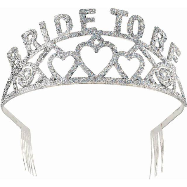 Official Forum BA1758 Bride To Be Glitter Tiara Costume Accessories