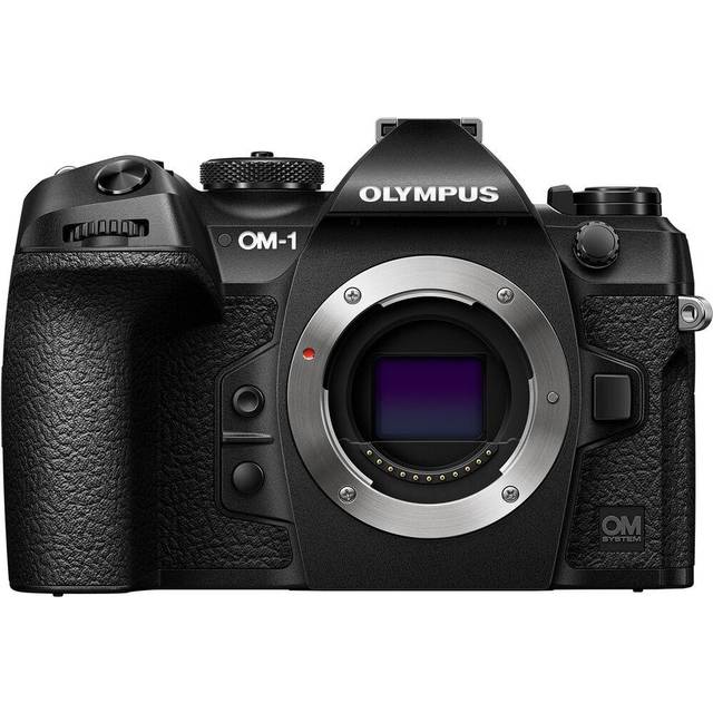 OM SYSTEM OM-1 Micro Four Thirds System-kamera, svart, 20 MP BSI Stacked Live MOC-sensor, 1 053 punkters korstyp-AF och femaxlig stabilisering