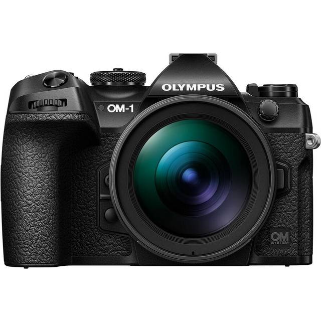 Olympus OM SYSTEM OM-1 Mirrorless Camera with 12-40mm f/2.8 Camera Lens in Black