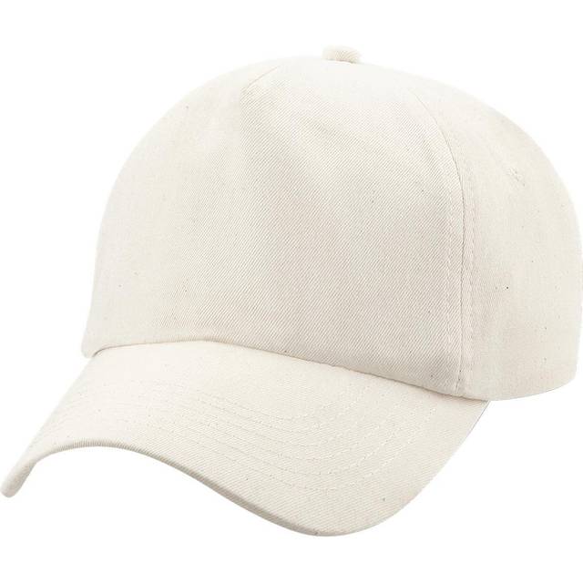 (One Size, Natural) Beechfield Unisex Plain Original 5 Panel Baseball Cap
