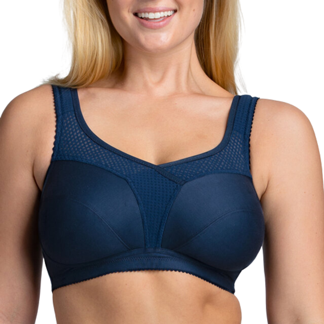Miss Mary of Sweden - Mjuk-bh Cotton Fresh - Blå