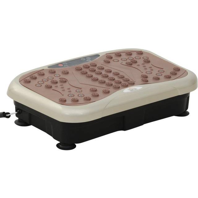 HOMCOM Vibration Plate Machine Fitness Body Shaper Slim Trainer Exercise Workout Home Gym Music Remote Power