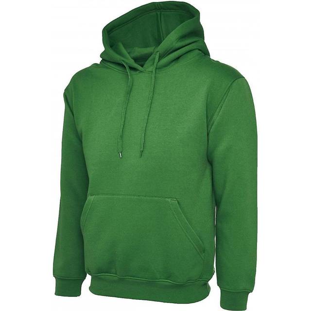 Uneek UC502 Classic Hoodie 300GSM Kelly Green L Colour: Kelly Green, S