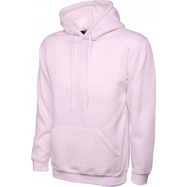 Uneek Classic Hooded Sweatshirt UC502 Pink L Colour: Pink, Size: L