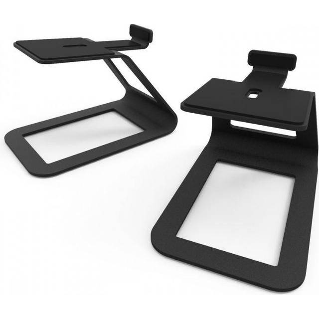 Kanto Elevated Desktop Speaker Stands (S4 Medium) - Black