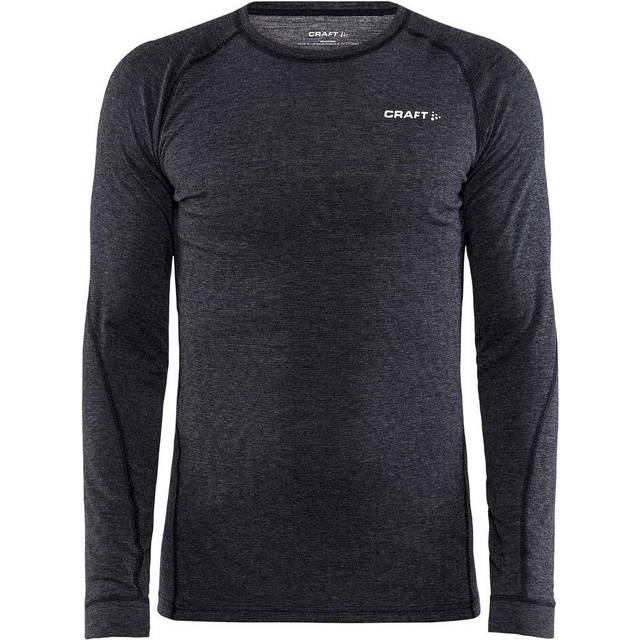 Craft Core Merino Ull LS Tee M Svart - Storlek XX-Large