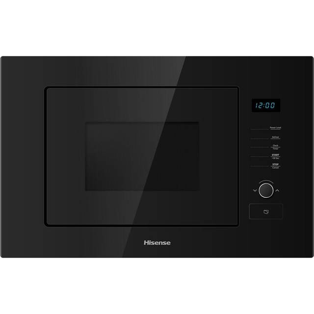 HISENSE HB20MOBX5UK Built-in Solo Microwave - Black, Black