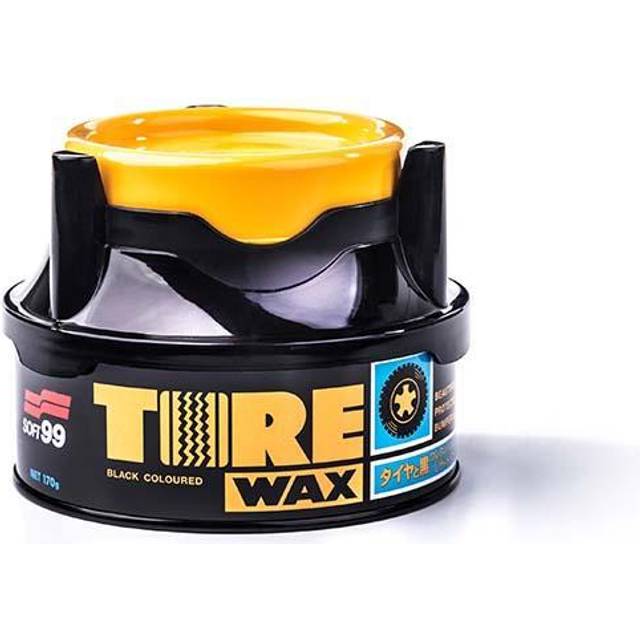 Tire Black Wax 170 g - Matte Tire Dressing for Car - Enhance Tire Blackness and Sheen - Leaves Natural Finish - Protection Against Dirt, Moisture and