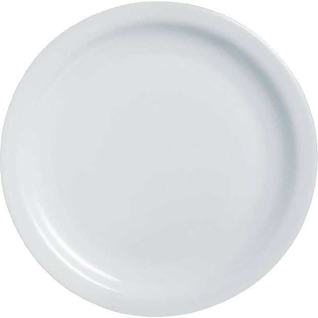 Arcoroc Opal Hoteliere Narrow Rim Plates 193mm (Pack of 6)