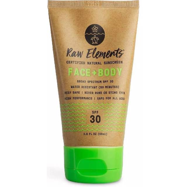 Raw Elements Face + Body Sunscreen Tube SPF 30 3 fl oz