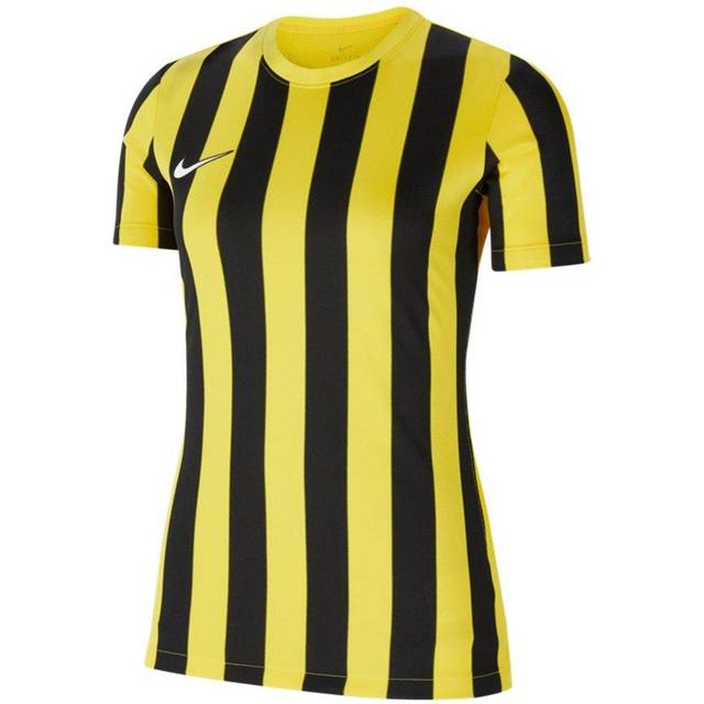 Nike Matchtröja Dri-FIT Striped Division IV - Gul/Svart/Vit Dam - ['Gul'] (X-Small)